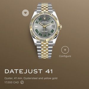 datejust,41mm,oystersteel and yellow gold